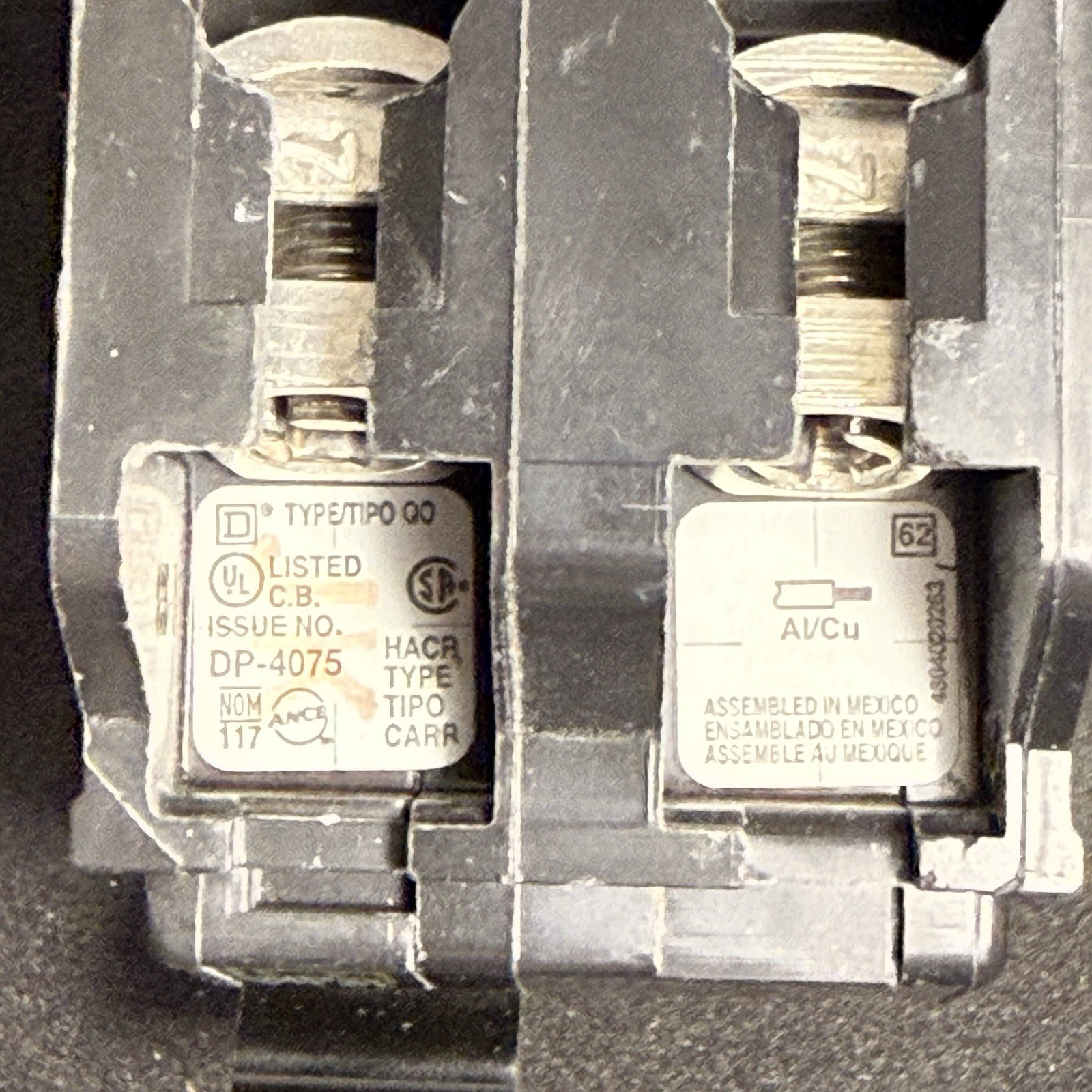*new no box* Square D QO260 2-Pole Circuit Breaker, 60A