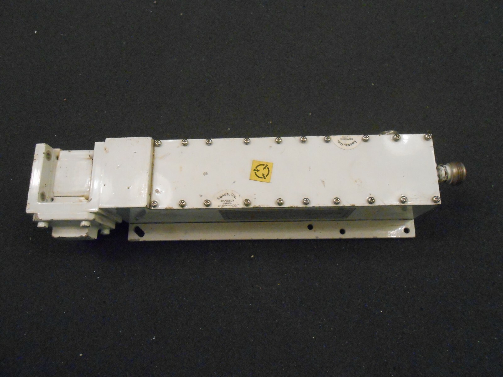 KU BAND LNA, LOCUS / KAMAN, MODEL RF-1230-75-50-F-N. P/N 17728-1. CAGE 50311.