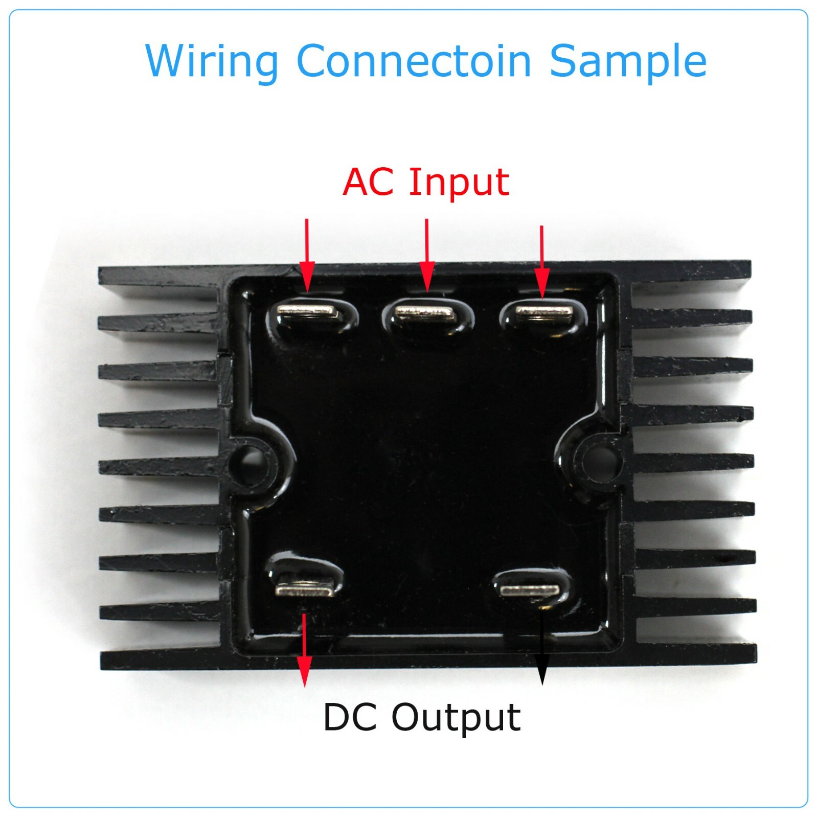 Amico SQL 100A Amp 1000V 3 Phase Diode Metal Case Bridge Rectifier TS