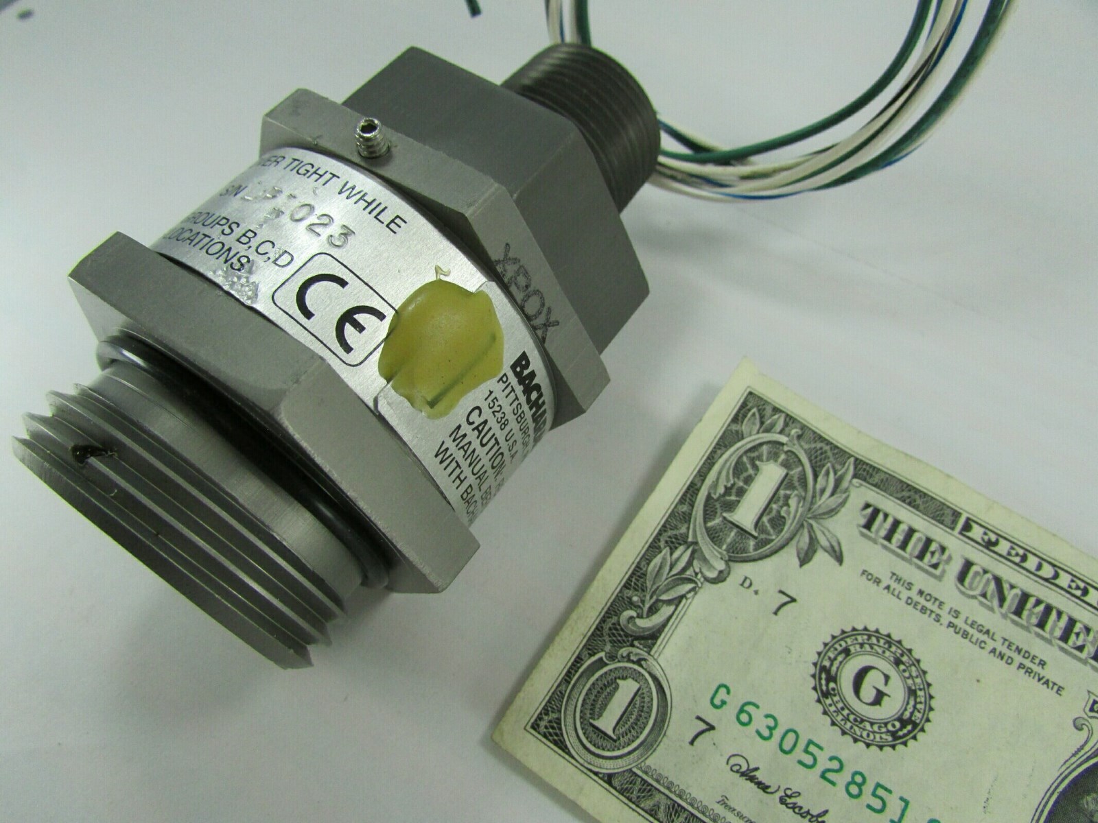 New Bacharach Class I Div 1 BCD Hazardous Location Gas Detector Sensors 51-7453