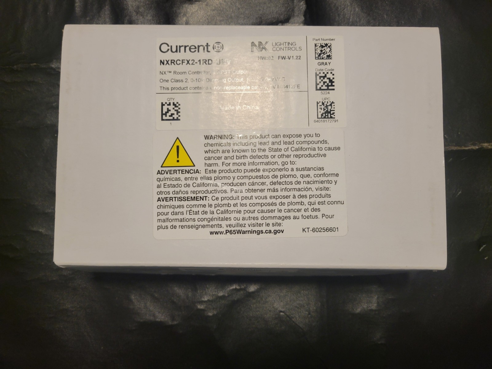 Current NXRCFX2-1RD-UNV NX Room Controller 1 SPST Output 0-10 V Dimming New