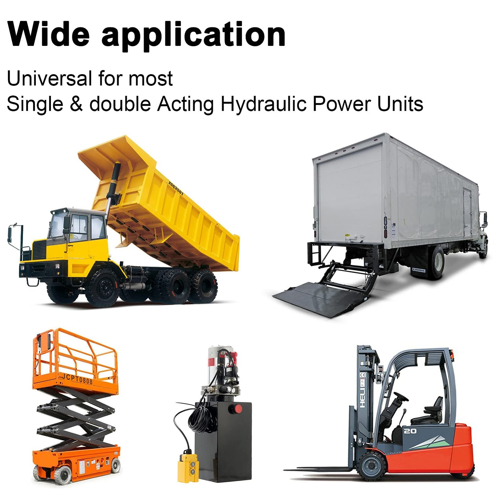 Dump Trailer Remote Switch 3 Wire 12V DC Hydraulic Pump Up Down Controller