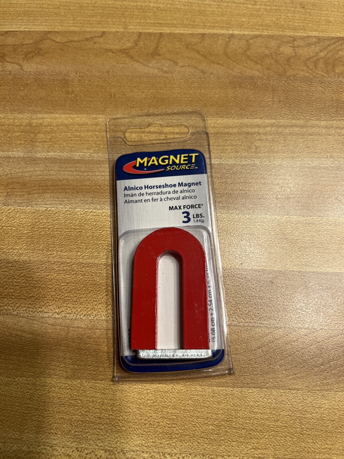 Horseshoe Magnet Max Force 3 lbs New