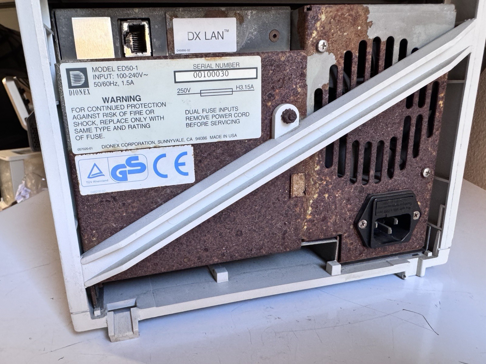 Dionex ED50 Electrochemical Detector