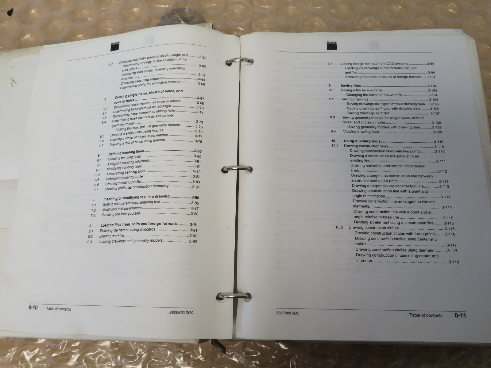 Trumpf Software Manual ToPs 100 Version 5.0 (40105)