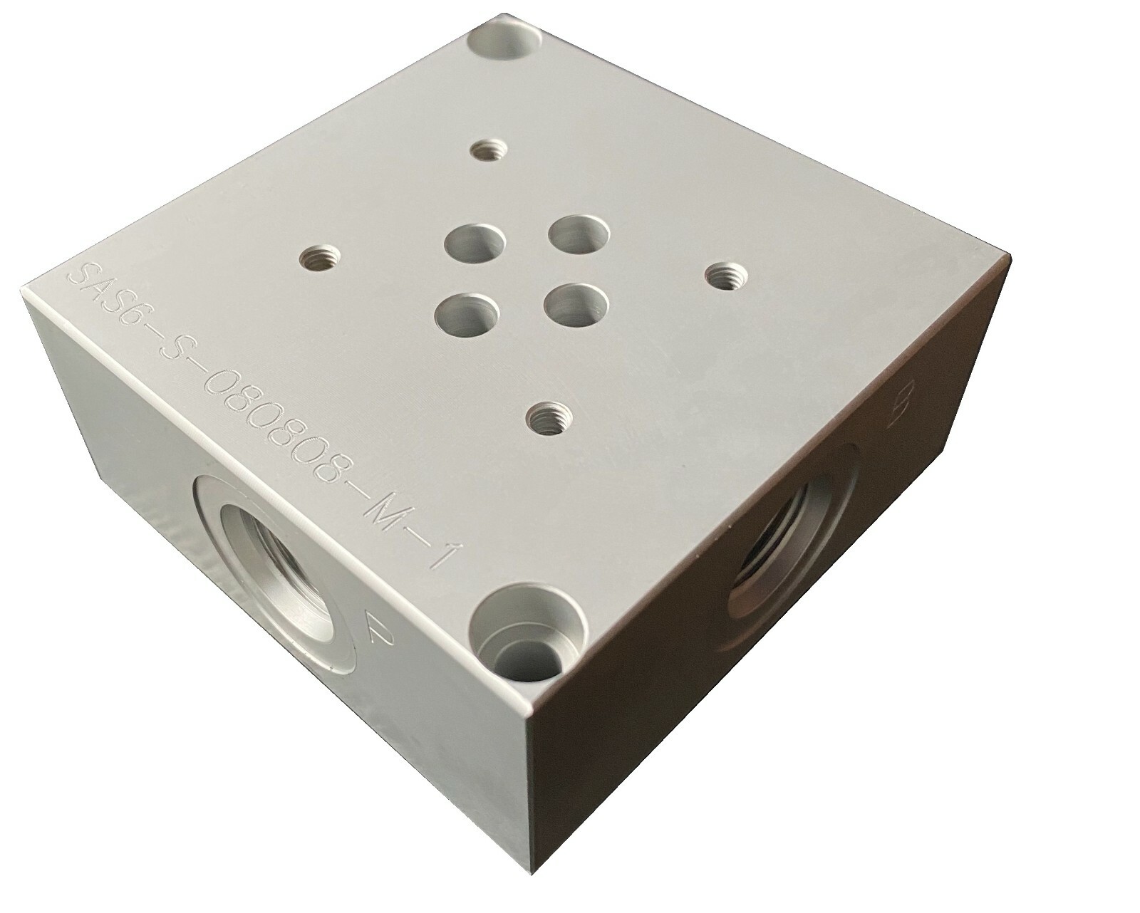 Sub plate D03 NG6 Cetop 3 Pattern for Mounting Hydraulic Valves Aluminum Anodize