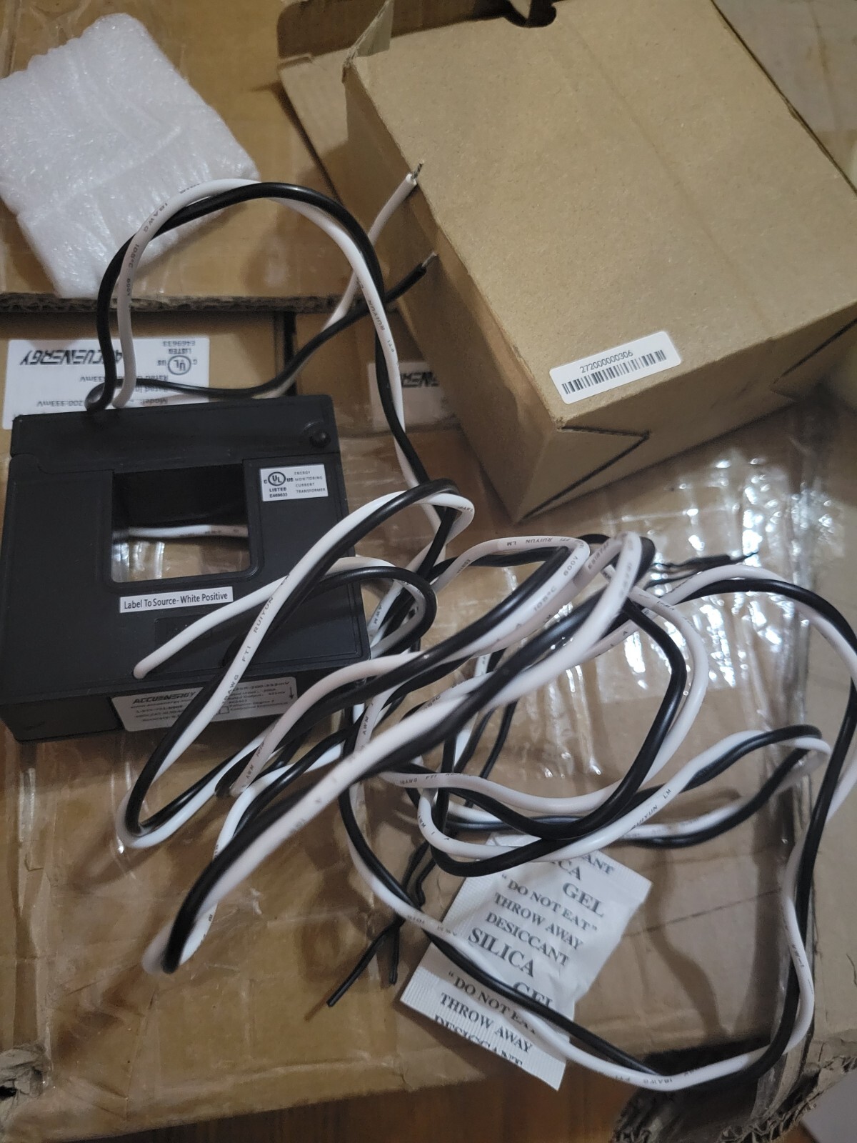 ACCUENERGY AcuCT-125R-200 AcuSplitCT Series 333mV 200A Current Transformer