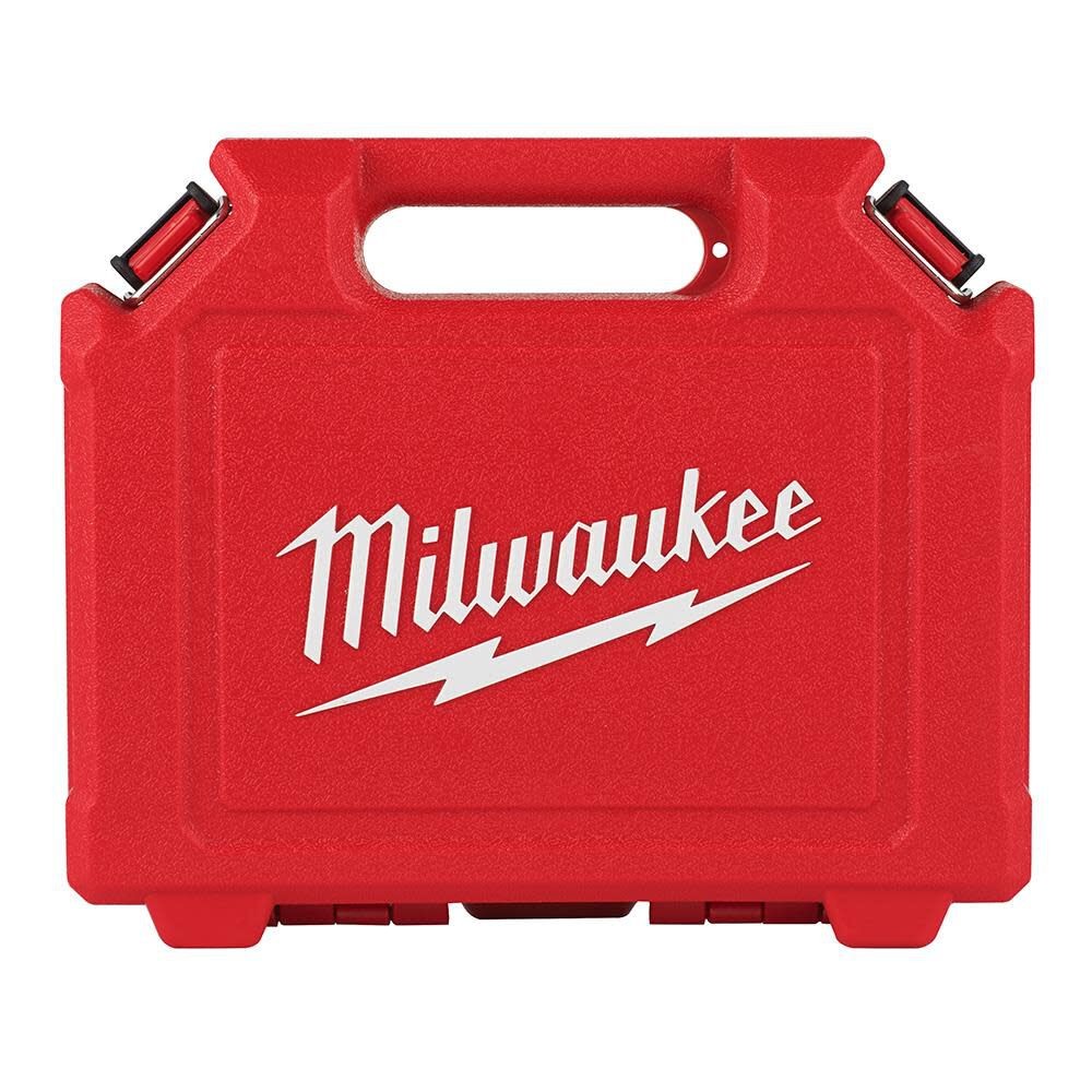 Milwaukee Impact Socket 1/2In Drive Metric Standard 6 Point 14Pc
