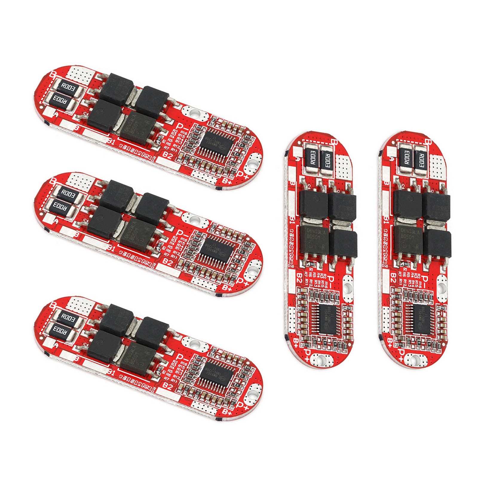 Replacement 4pcs 5S 25A BMS Board for 18650 Li-polymer Battery Maintenance Part