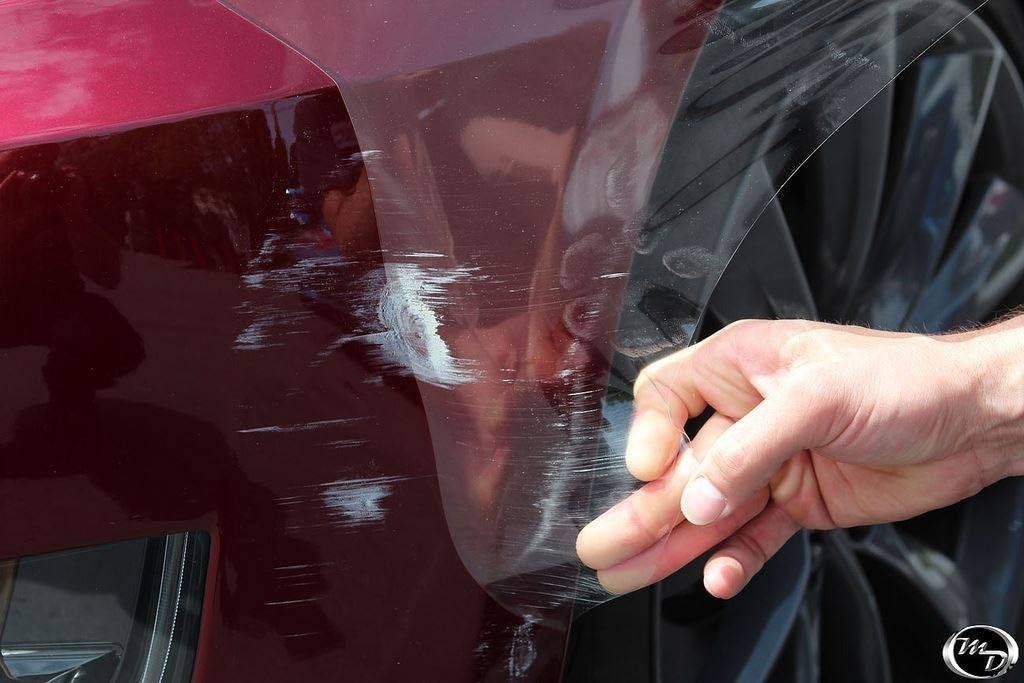 Scratch Resistant Clear Vinyl Wrap, 12″ x 60″, Ideal for Car Paint Protection