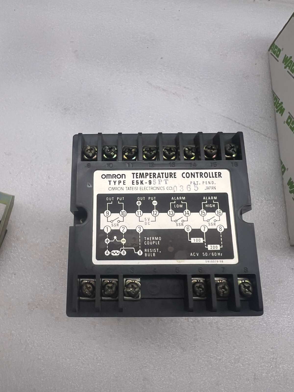 OMRON E5K-95PT Temperature Controller Used