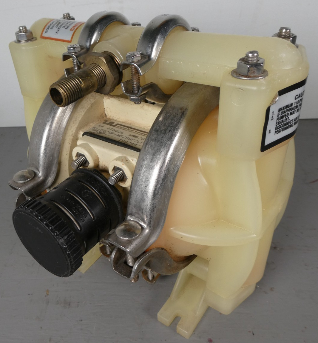 Wilden M1 Pneumatic Air Operated Double Diaphragm Polypropylene Pump