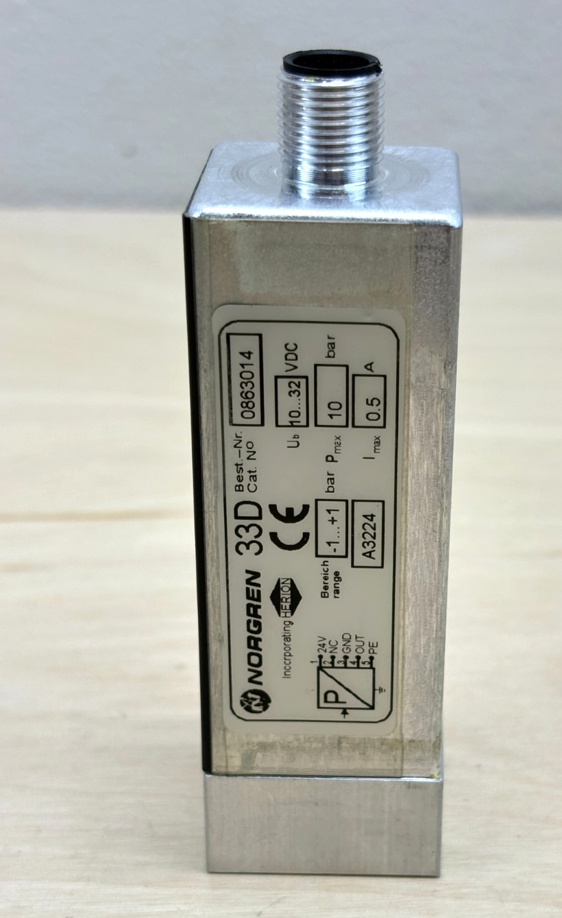 Norgren Herion 33D Pneumatic Pressure Switch, 0-10 Bar (145 PSI), 0863014