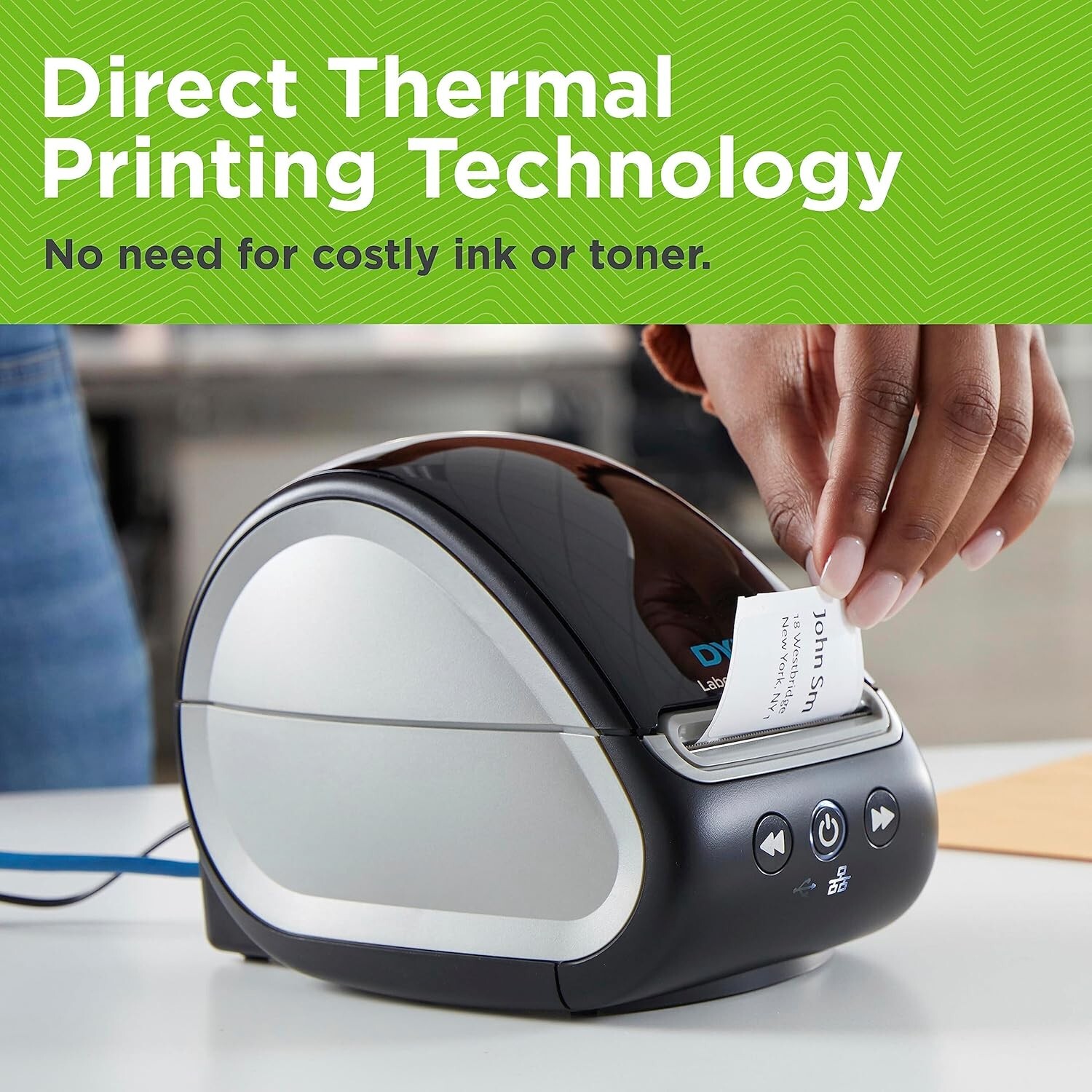 DYMO LabelWriter 550 Turbo Label Printer Label Maker High-Speed Direct Thermal