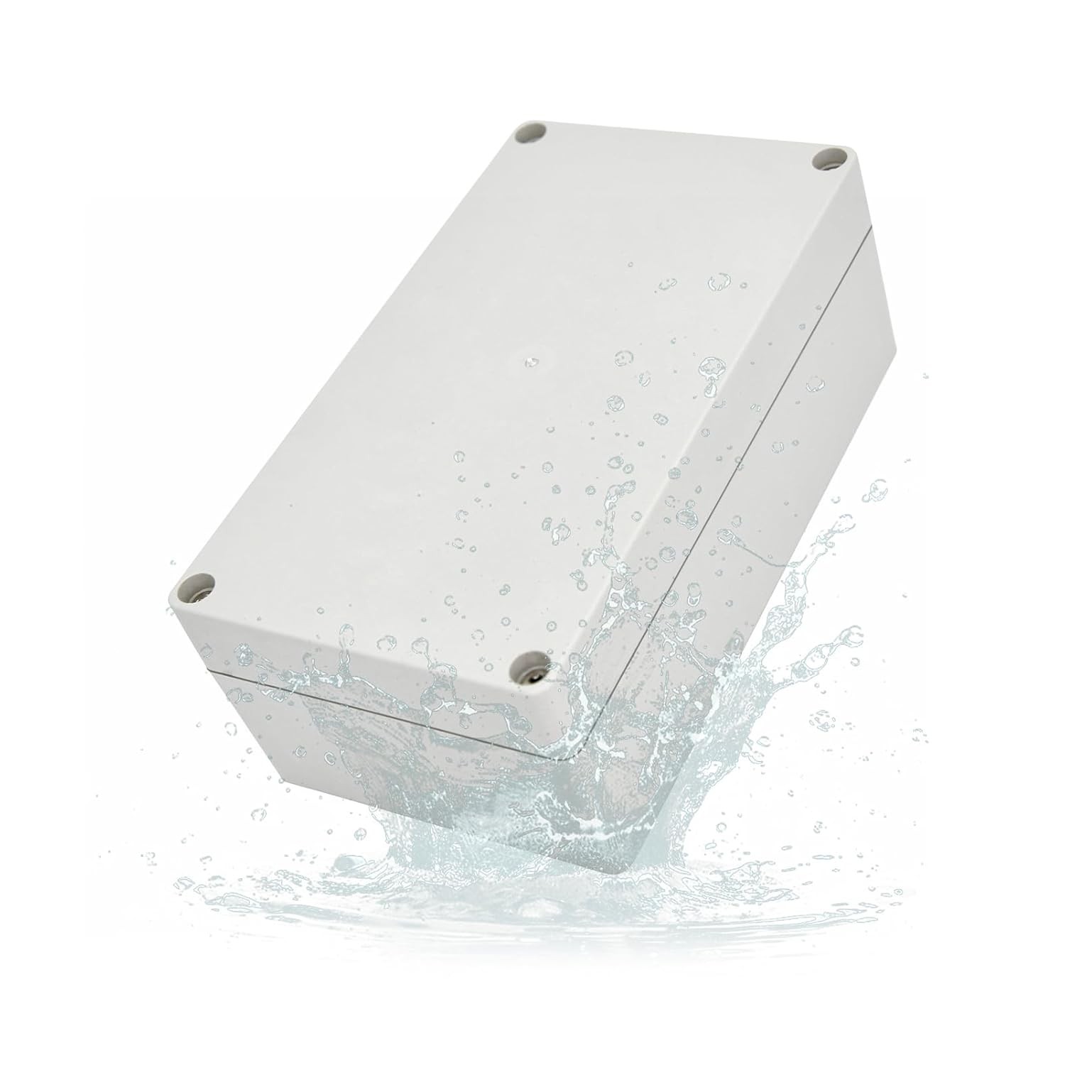 Waterproof White Plastic Project Enclosure DIY Electrical Junction Box Dustproof