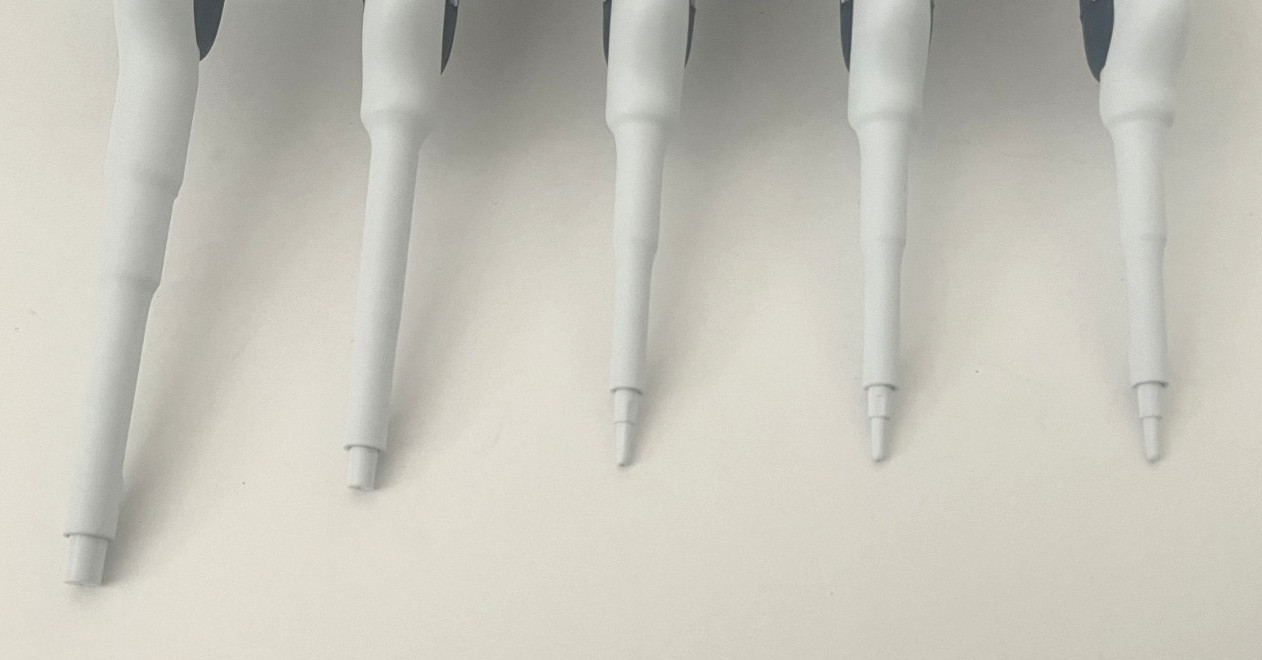 Rainin Pipet-Lite XLS LTS Lot of 5 L-2 L-10 L-20 L-200 L-1000 Pipettes Calibrate