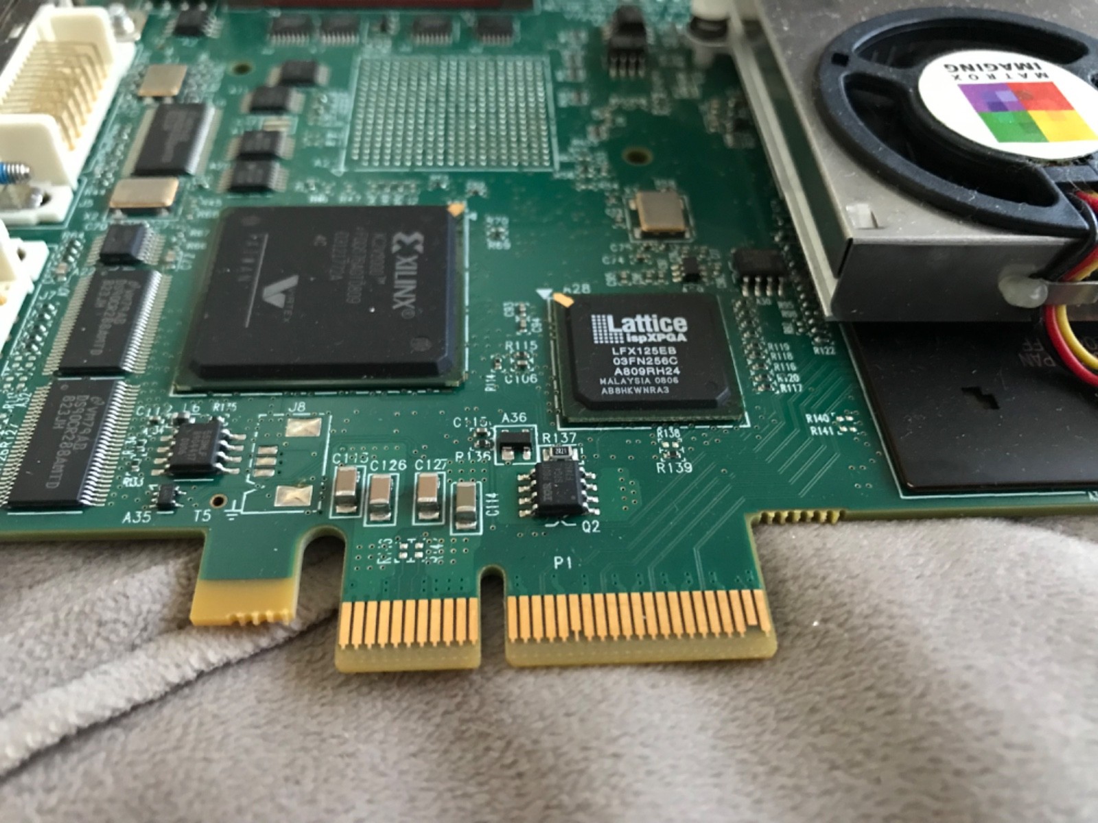 Matrox Odyssey HEL2MSFCLE Y7249-00 Imaging Card