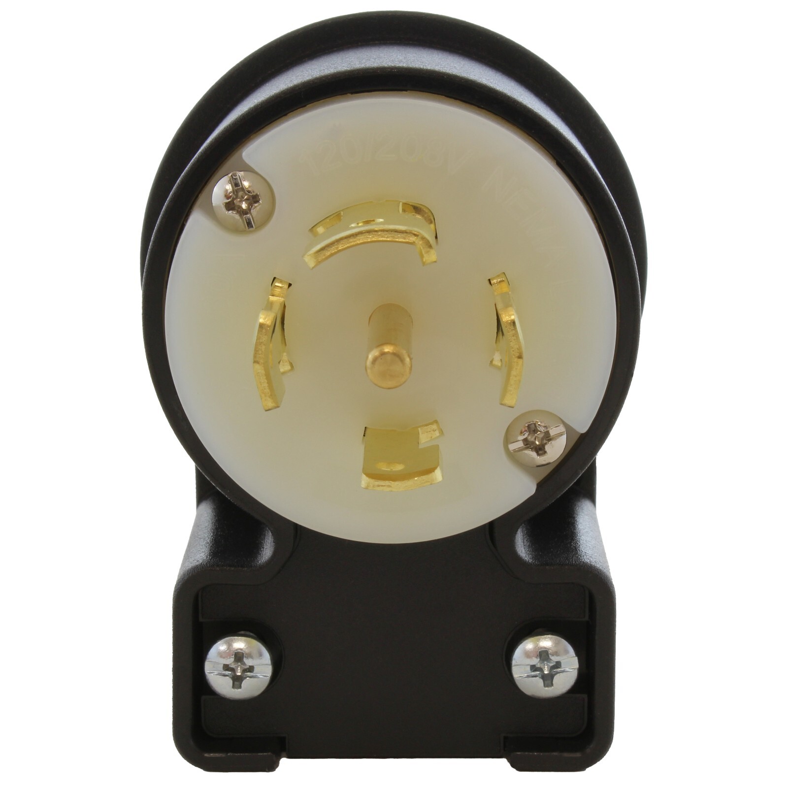 NEMA L21-30P 30A 120/208V 3-Phase 5-Prong Locking Right Angle Male Plug Assembly