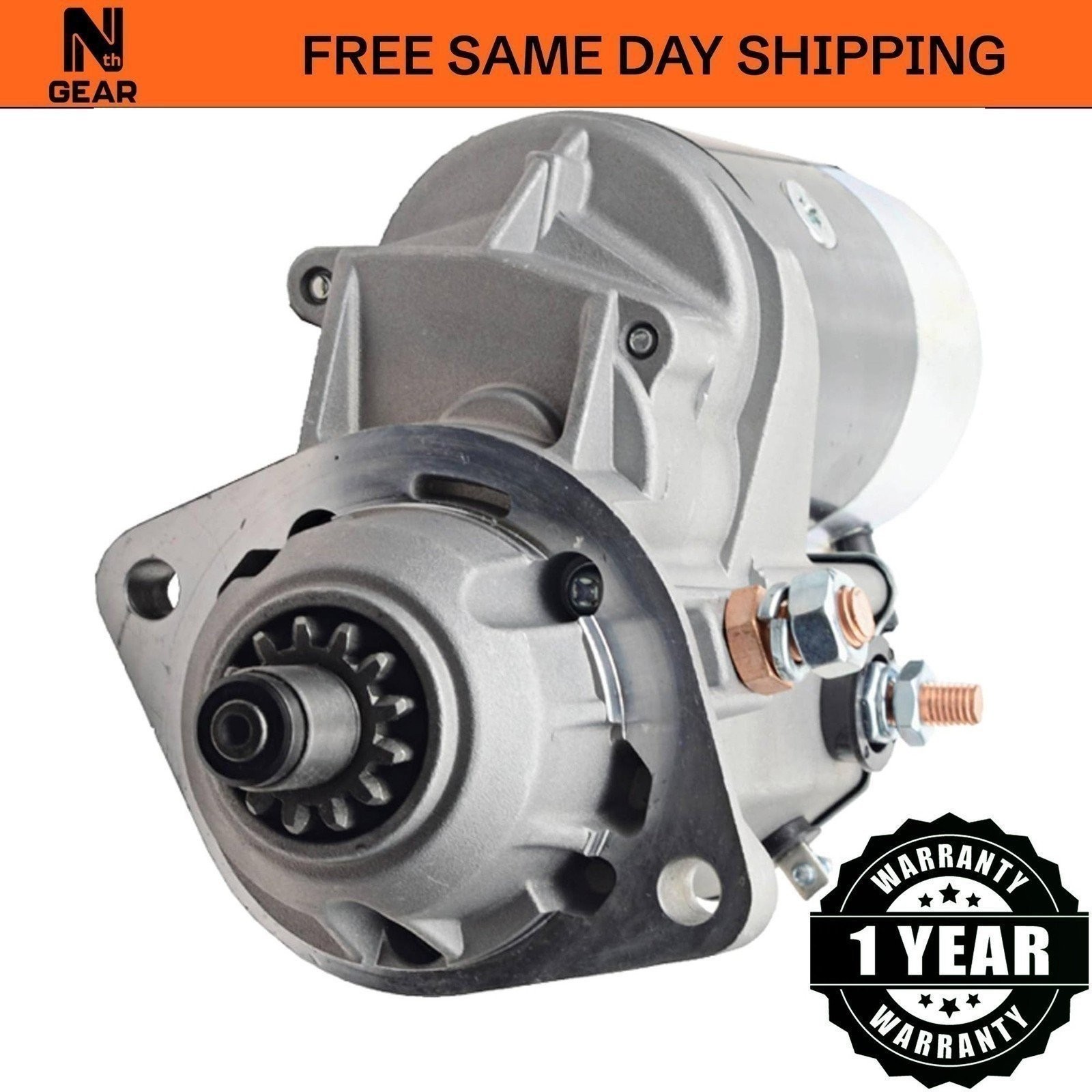Starter For Case 480 580 590 40XT 60XT 70XT 85XT 90XT 95XT 1840 1845 Loaders
