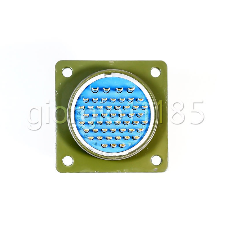 US Stock Military 50-Pin Male Female Circular Connector Y2M-50TK/ZJ YP36-50