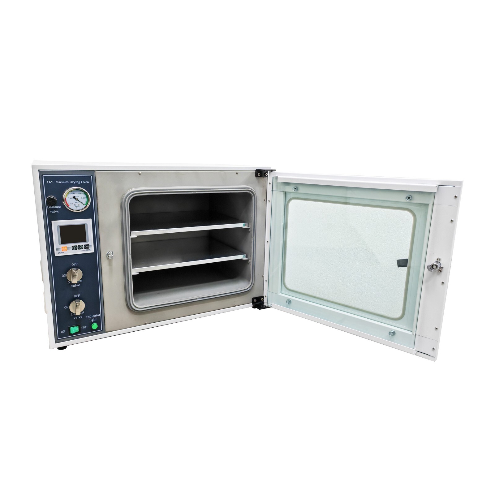 1.9Cu ft Laboratory Digital Vacuum Drying Oven with Nitrogen Inlet 2-Layers 110V