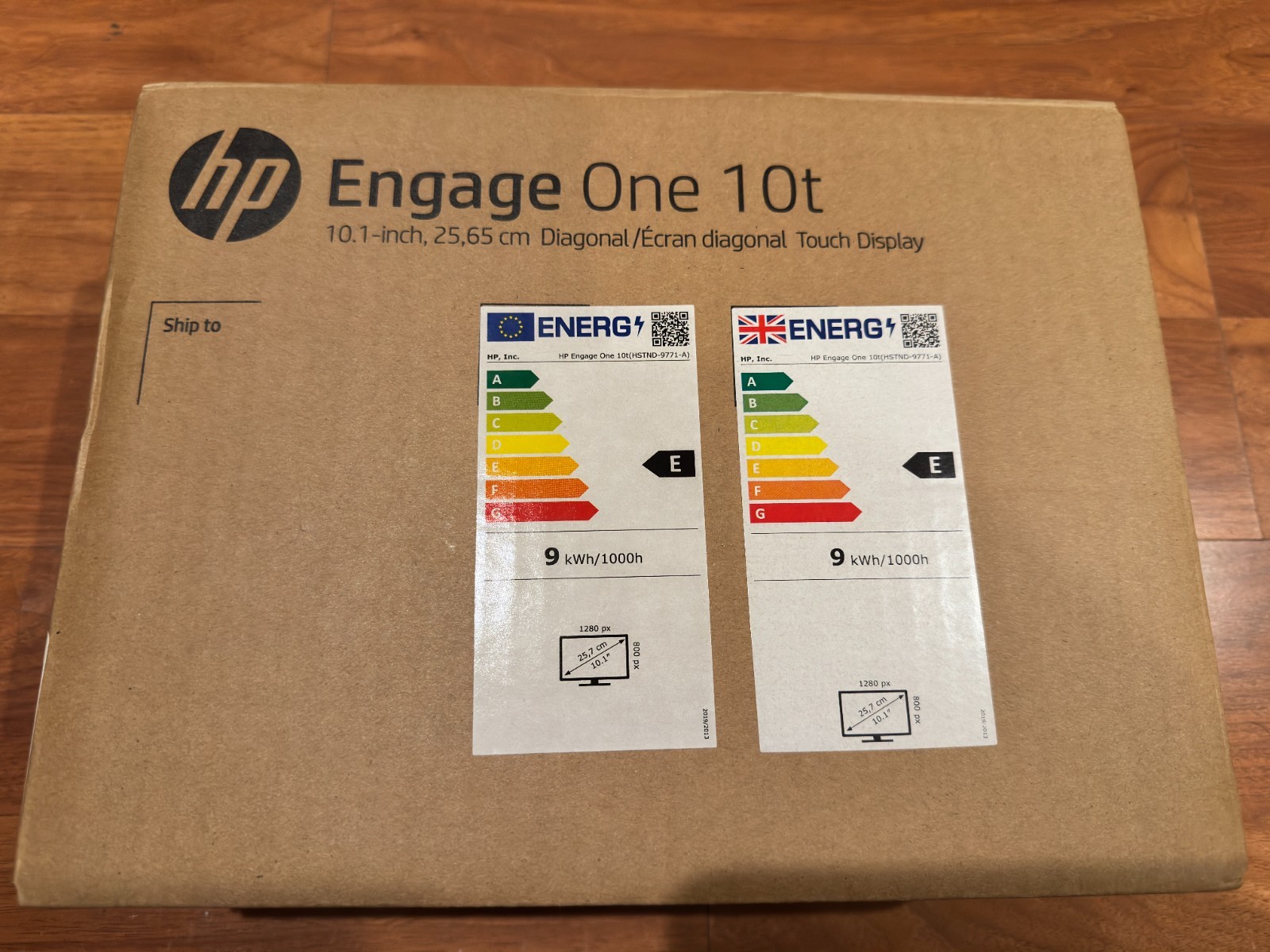 HP Engage One 10t 10.1″ Retail Touch Display 3F1W9AA 934093-011 934735-001