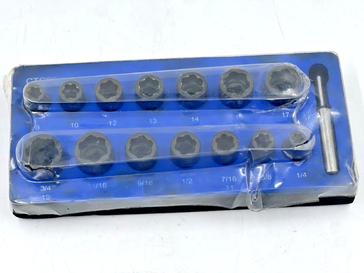 Cornwell Tools CTGBE15ST – 15 Piece 3/8″ Drive Bolt Extractor Set (EL1129552)