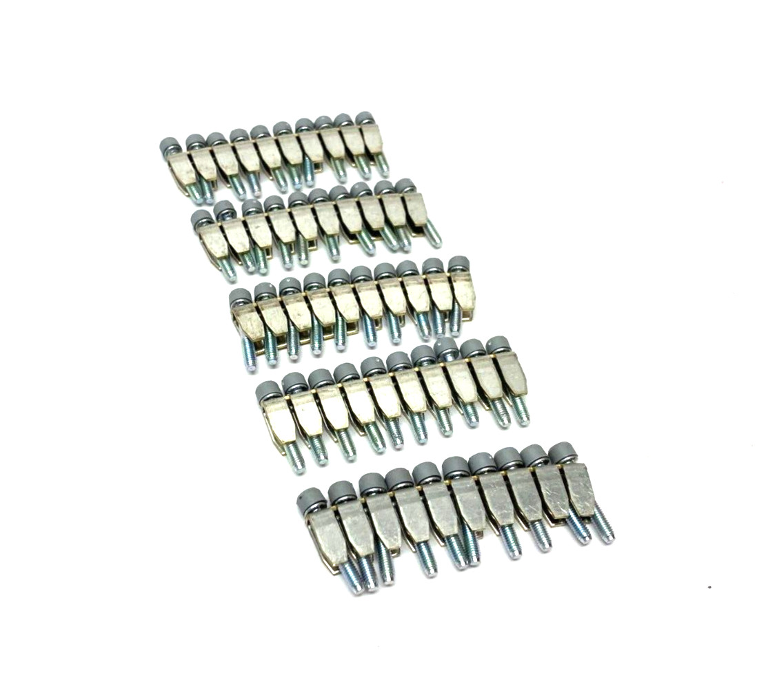 ABB Entrelec 1SNA176667R0400 Jumper Bar 10-Pole for 6mm Space, BJMI6-10 LOT OF 5
