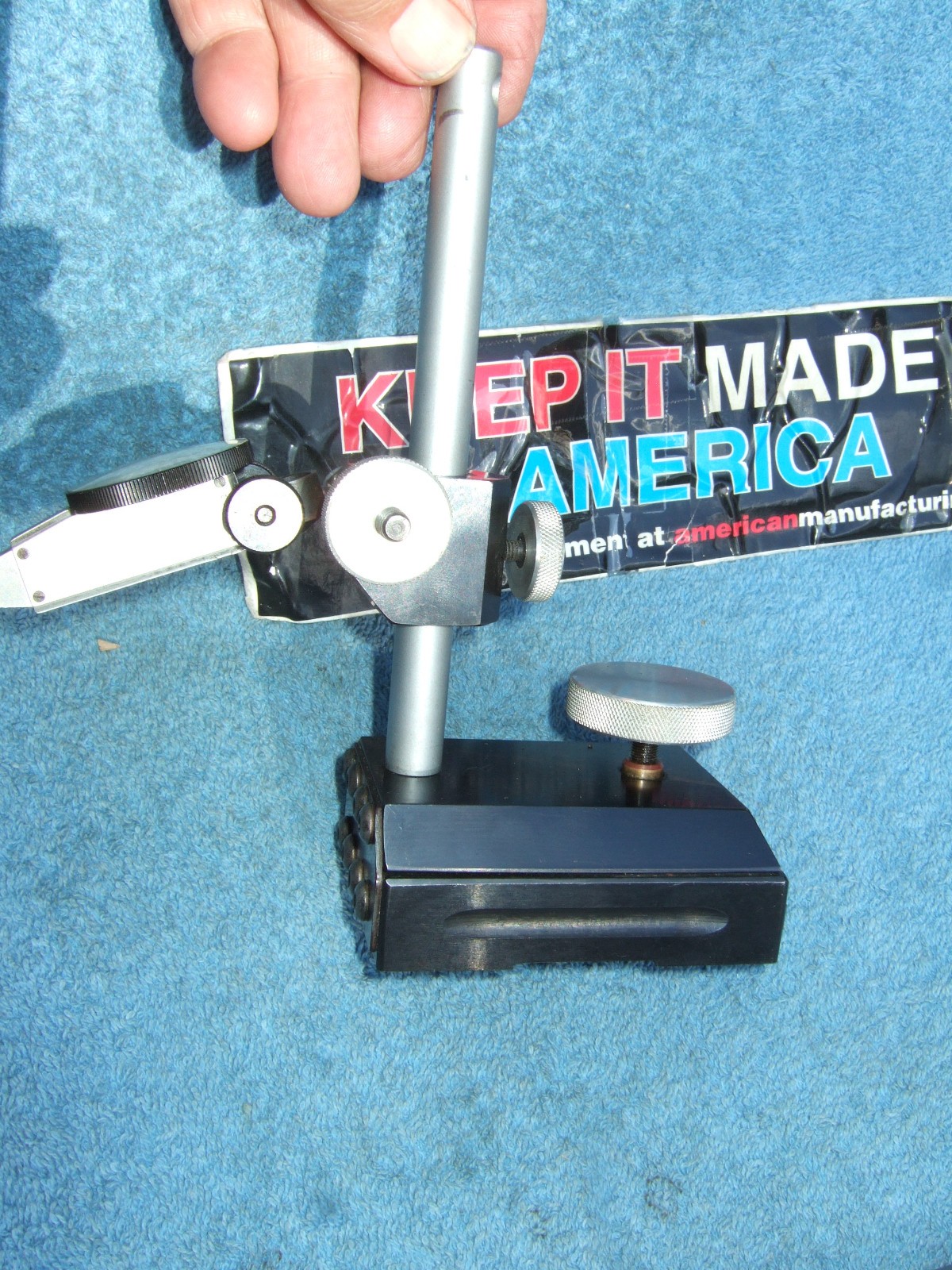 HERMANN SCHMID USED SURFACE GAGE MG-1 CLEAN INSPECTION TOOL GRINDER W/599-7033-3