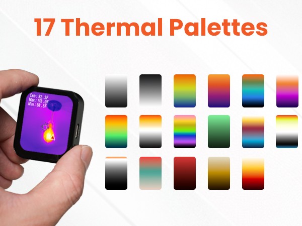 80X60 Mini Infrared Thermal Imager Small Thermal Imaging Camera ANXTECH