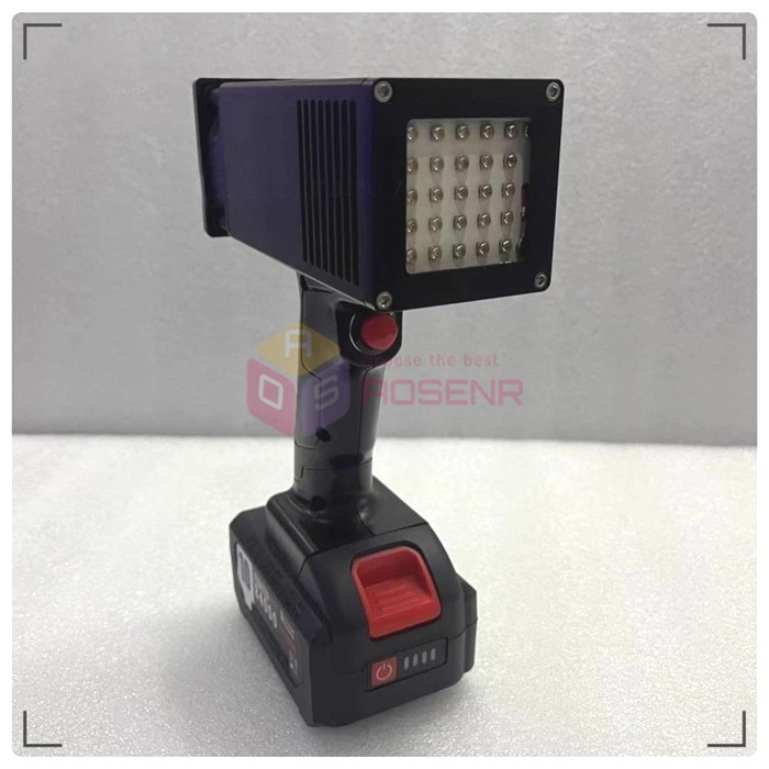 Car Paint Flaw Detection UV Curing Lamp Handheld Rechargeable UV LED Curing Lamp