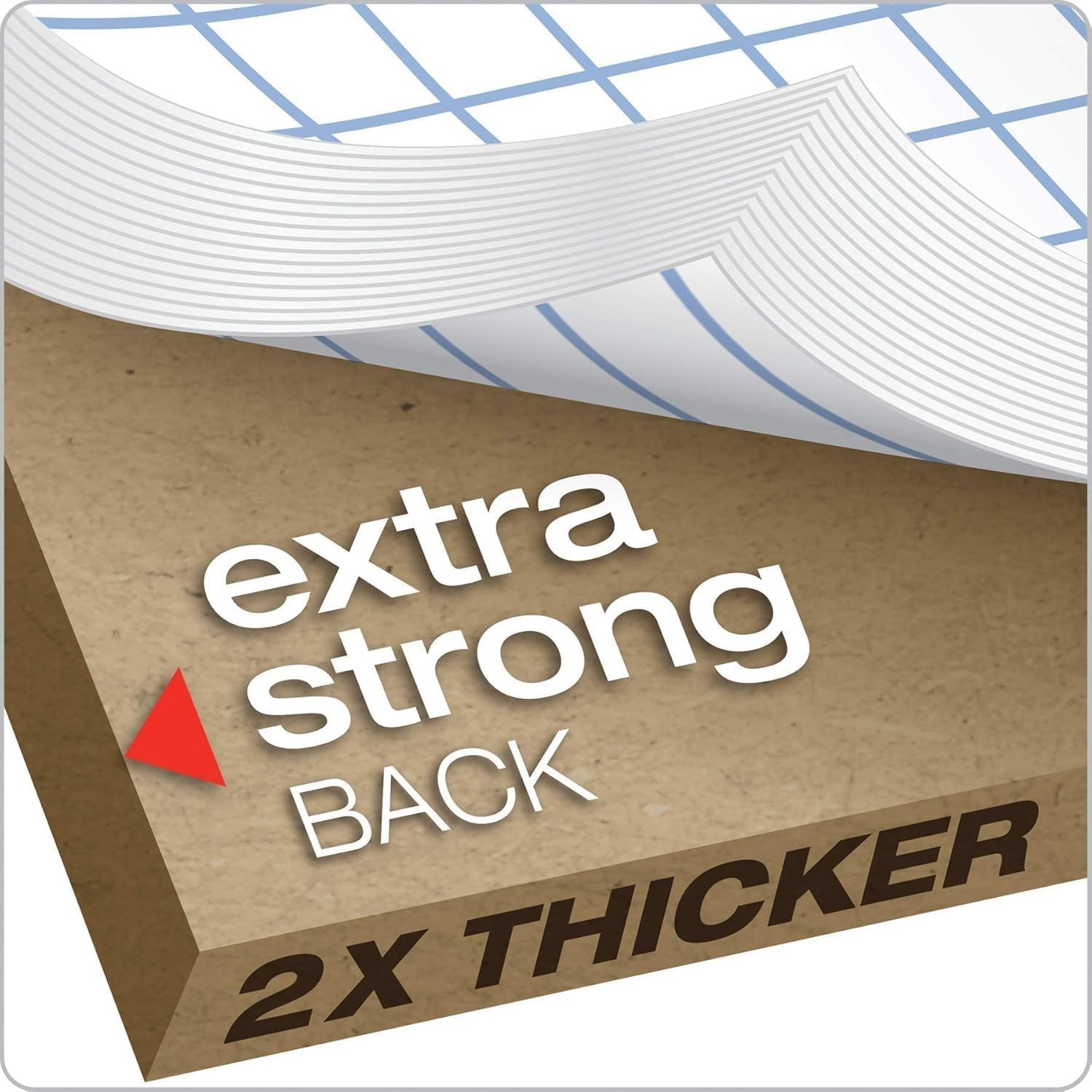 Docket Gold Graph Paper Pad 8.5″x11″ 4×4 Grid & 1/4″ Narrow Ruled 6-Pack
