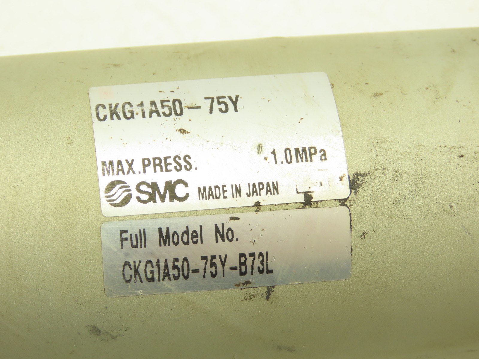SMC CKG1A50-75Y Pneumatic Air Clamp Cylinder 50mm Bore 75mm Stroke Lot of 2