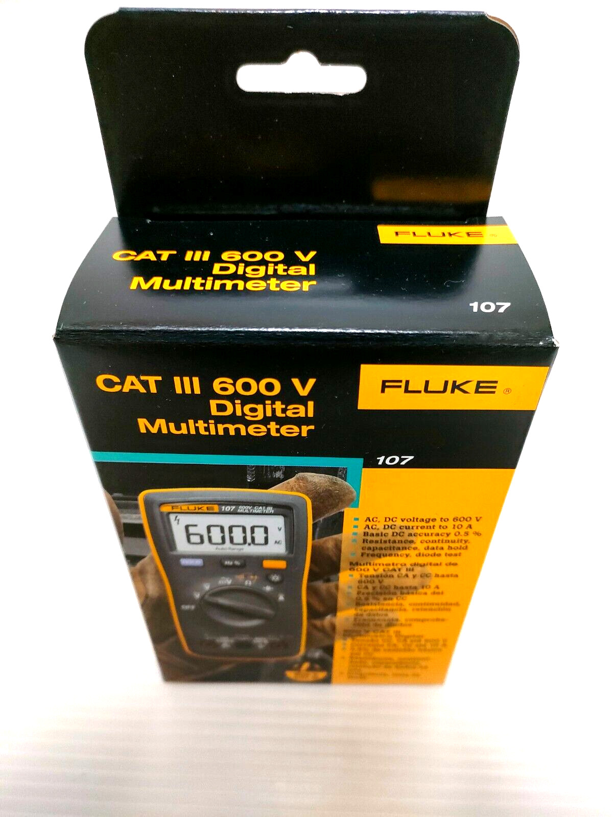 FLUKE 107 Handheld Digital Multimeter AC/DC Current By Fluke 107 From Japan