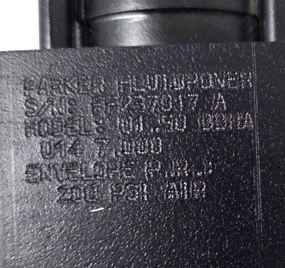 New Parker Series MA 01.50 B BMAU14 7.000, 1-1/2″ B, 7″ S, Pneum. Cyl., 200psi