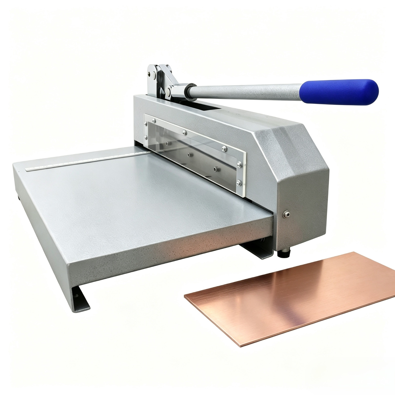Manual Sheet Metal Cutter 12.6 Inch Feeding Size For Copper Aluminum PCB Plastic