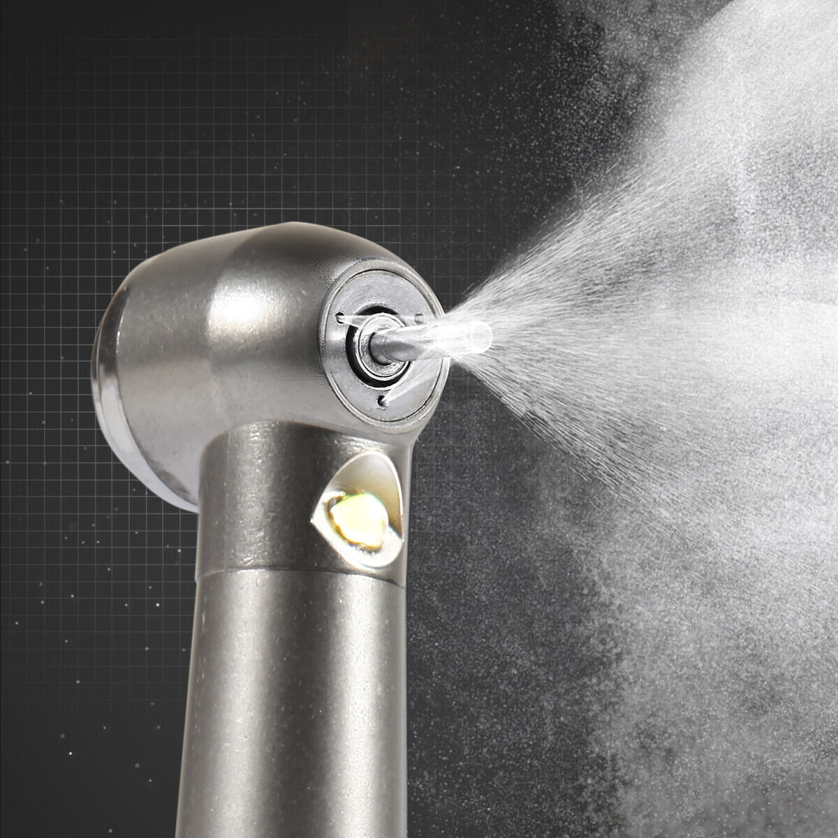 Dental LED Optic E-generator Push Handpiece High Speed Turbine 2 HOLES Borden