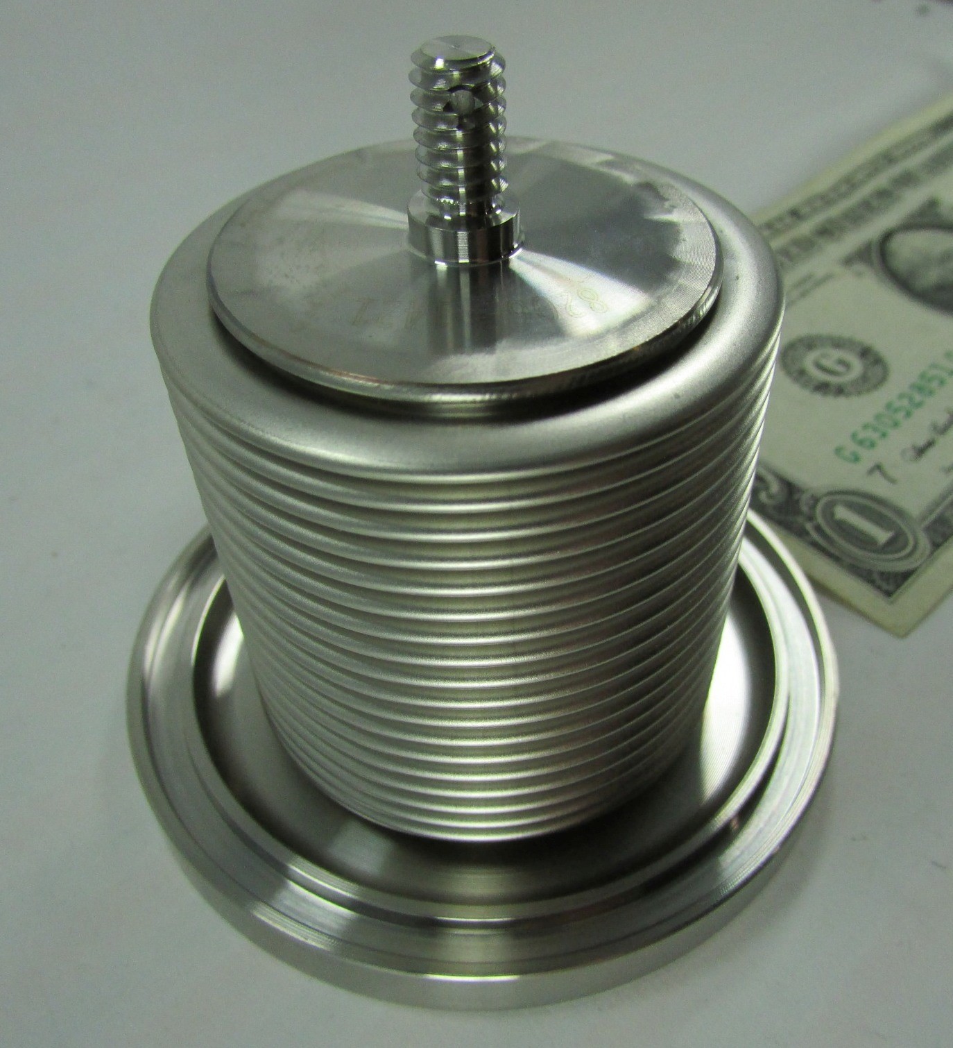 Stainless Steel Expansion Bellows Thermal HO, Laboratory Instrumentation 1/4-20