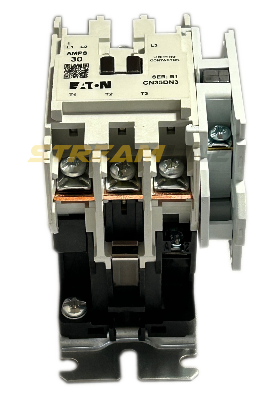 Eaton CN35DN3EB Lighting Contactor, Electrically Held, 30 Amp, 208V Coil, 3-Pole