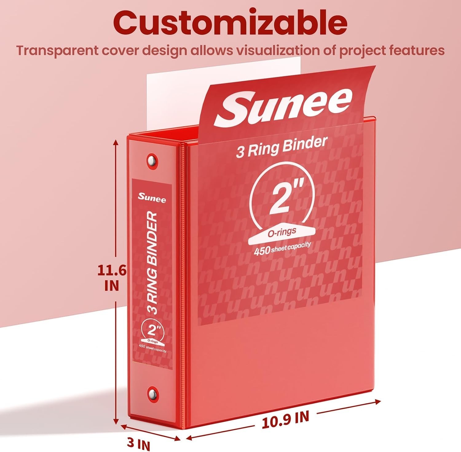 Versatile 2″ Classic 4-Color Binder Pack for Office, School & Home Use