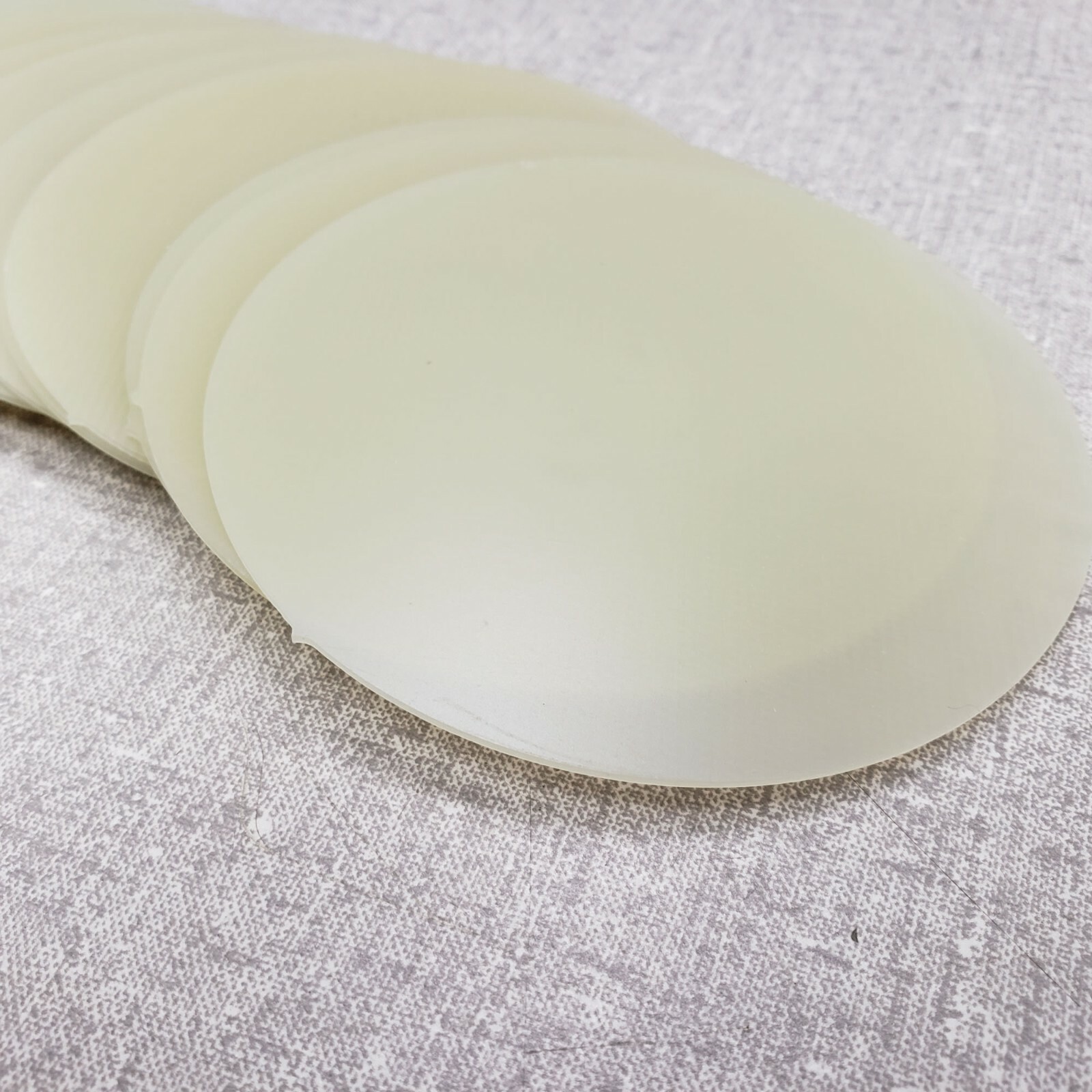 20 Pieces G10 FR-4 Natural Glass Epoxy Sheet .040″ (1mm) x 3.80″ Diameter