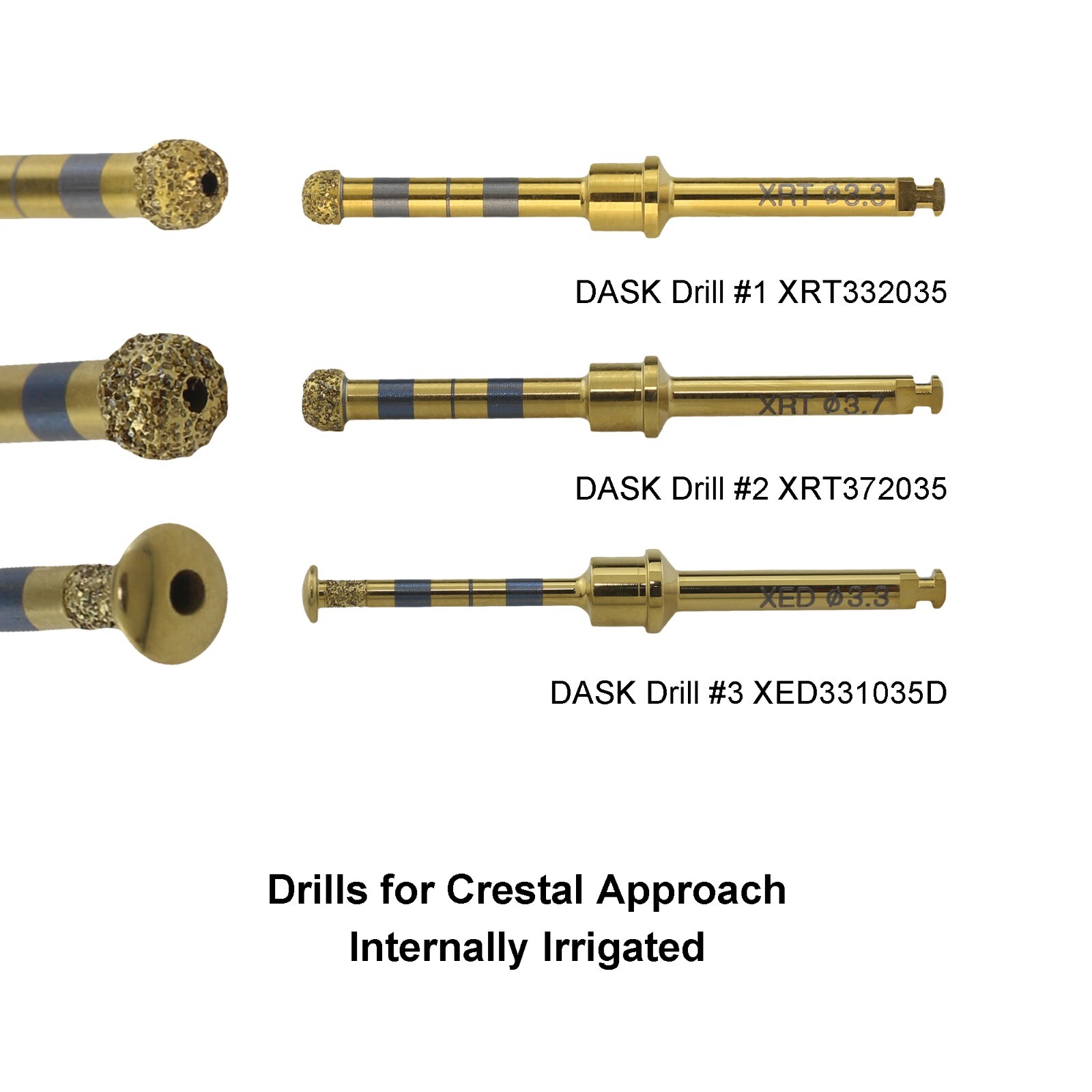 DASK Implant Sinus Lift Kit Lateral Crestal Drill Stoppers Elevation Instruments