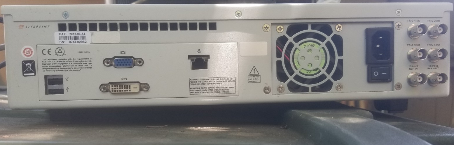 Litepoint IQxel VSA/VSG 2-6GHz Vector Signal Analyzer & Generator w/ two modules