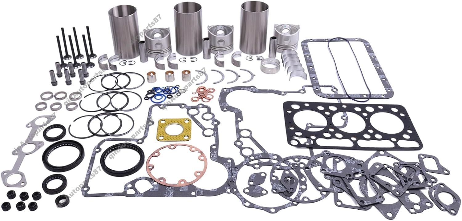 Overhaul Rebuild Kit for Kubota Engine D750 D750B D750-B Tractor B1200 B7100