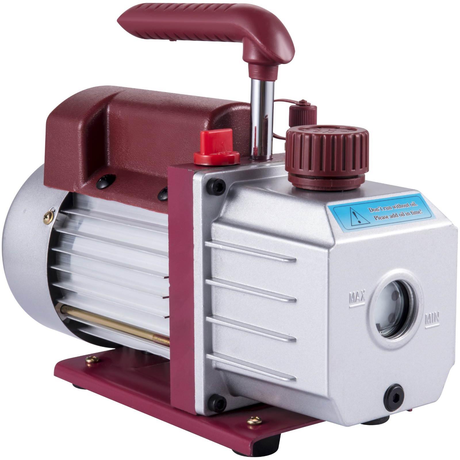 4.5CFM Vacuum Pump Rotary Vane 1/3HP 5 Pa 1-Stage Air Conditioning Fridge Model