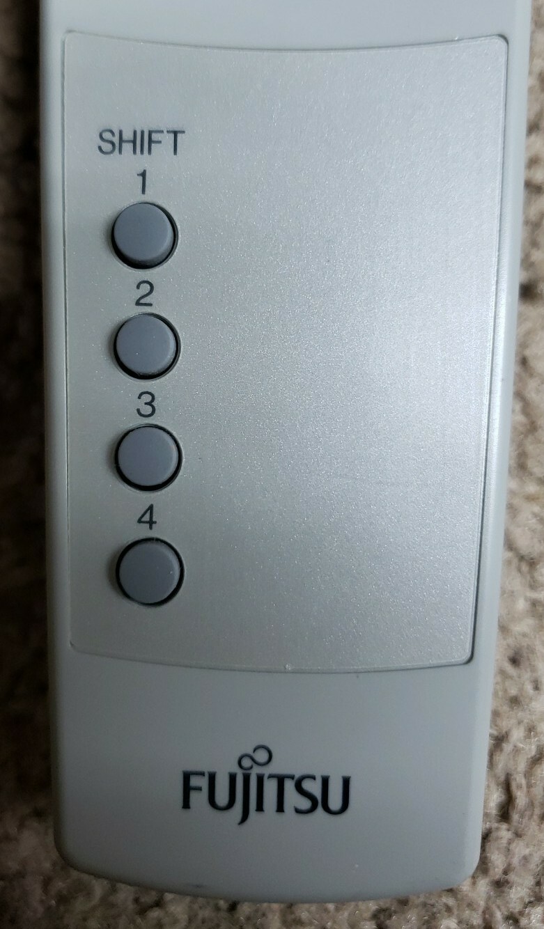 Fujitsu Projector Remote Control P-42RM07-W Genuine OEM Product Tested/Working