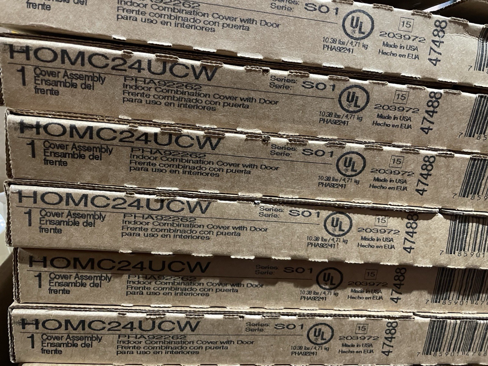 HOMC24UCW White Load Center covers – SQUARE D