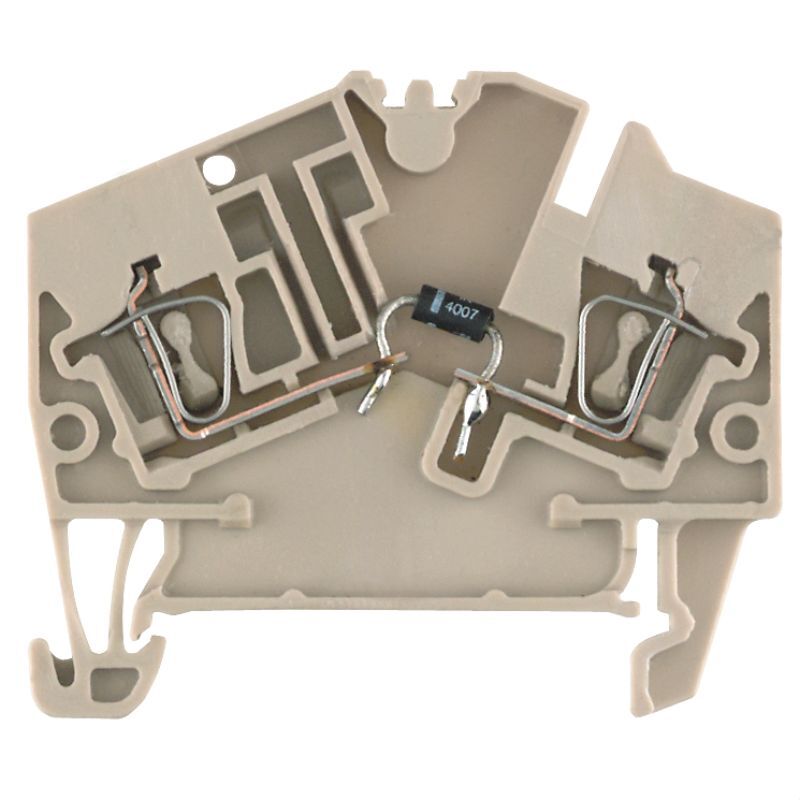 2pcs WEIDMULLER ZDU 2.5-2/D- 1779000000 Feed-through Terminal Dark Beige New ✦KD