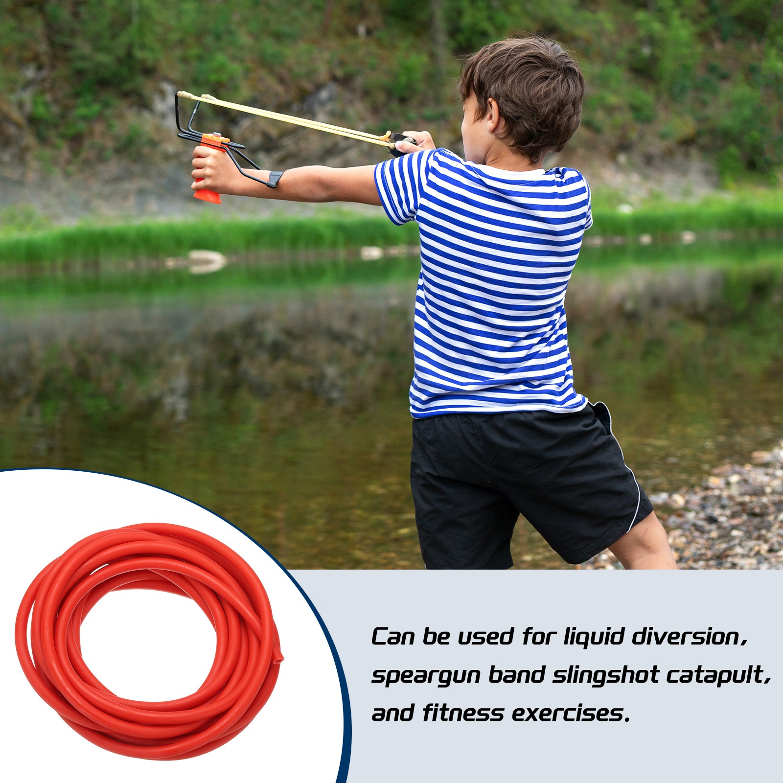 13 Ft(4M) Latex Rubber Tubing 3/16″ 4mm ID 5/16″ 8mm OD Red