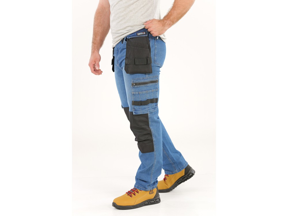 Yato Stretch Work Trousers Dark Blue Size XL YT-79054